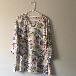 NWT Tropical Soft Surroundings Tunic